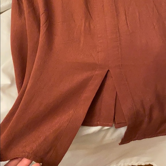 All Saints burnt orange tunic M - Picture 5 of 6